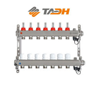 Коллекторная группа с расходомерами TAEN 1" × 5 вых.