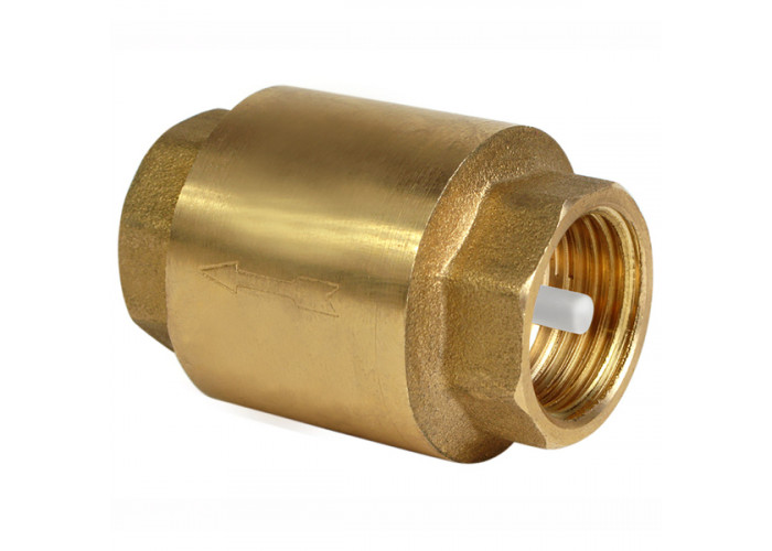 Обратный клапан с металлическим штоком усиленный 3/4" в-в TIM JH-1011