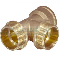 Тройник переходной 1/2"НР-1/2"НР-1/2"ВР ЛАТУНЬ THHF333 ViEiR (10/100)