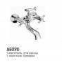6070 Accoona Смеситель ванна 1/2 кер короткий нос переключатель в корпусе (1/10)