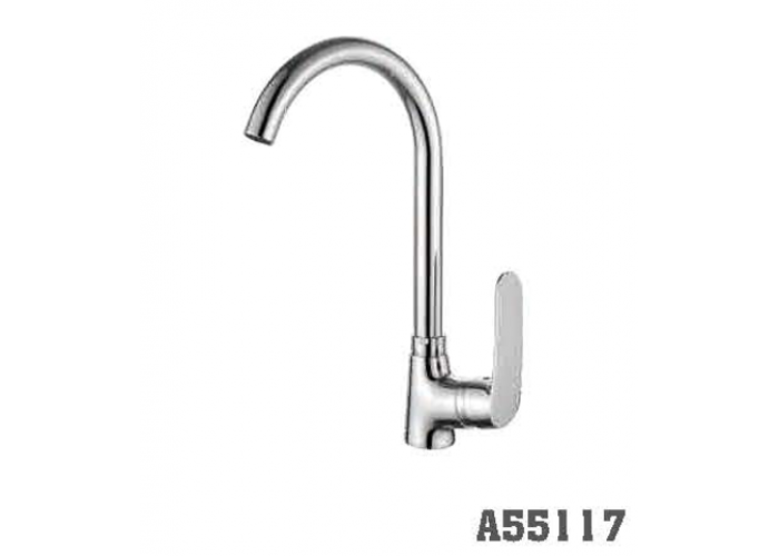 Смеситель для кухни Accoona 55117 высокий нос