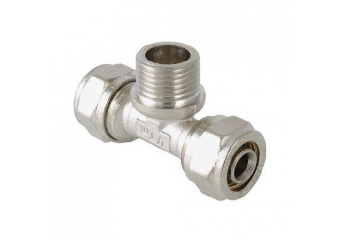 Тройник 20х3/4"НРх20 VALTEC