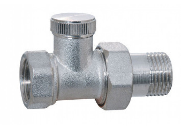 Клапан настроечный прямой для радиатора 3/4" (Lammin) 90/15