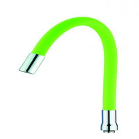 Излив для смесителя G-lauf UCG-3257GN Гнущийся ЗЕЛЕНЫЙ