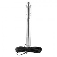 Насос скважинный ВИНТОВОЙ JEMIX, 3,5-QGB-1-40M, O 89 mm (3,5 дюйма) 370 Ватт электрический кабель 25 метров