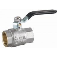Кран шаровой 1/2" г/г ручка НИКЕЛЬ VR200-01 ViEiR (14/112)