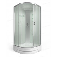 Душевая кабина 90x90x226 ERLIT ER350926-C3-RUS средний. поддон, белая/мат.