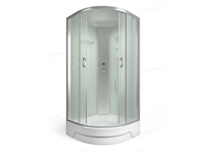 Душевая кабина 90x90x226 ERLIT ER350926-C3-RUS средний. поддон, белая/мат.