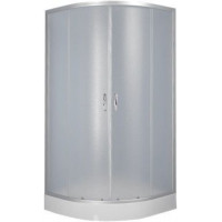 Душевой уголок 100x100x195 ERLIT ER0510-C3 низкий поддон матовое стекло с поддоном