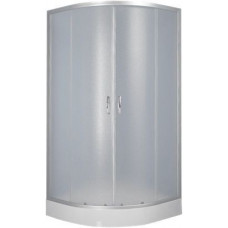 Душевой уголок 100x100x195 ERLIT ER0510-C3 низкий поддон матовое стекло с поддоном
