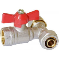 Кран шаровый тройник 20ц*3/4вн*20ц
