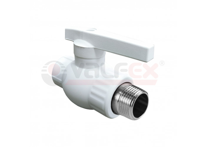 Кран шаровой ПП Ø32×1" НР VALFEX