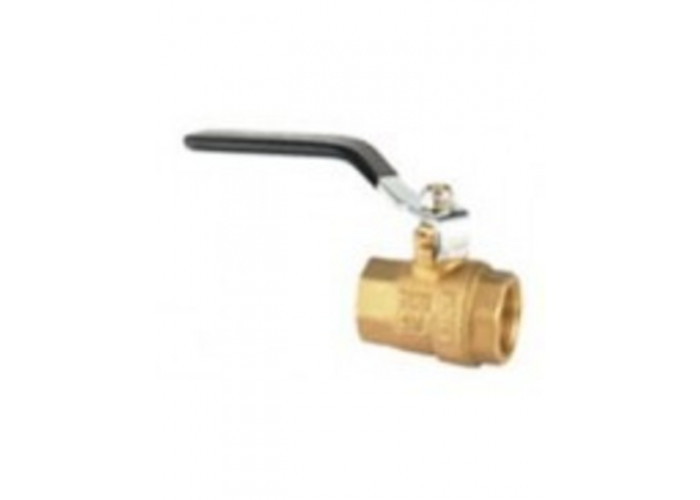 Кран шаровый 3/4" г/г ручка ЖЕЛТЫЙ VR100-02 ViEiR (10/100)