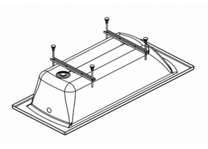 Касабланка М 150, 170 Монтаж комплект к акриловой ванны (только ножки) 1WH501541