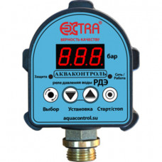 РДЭ- Реле давления воды электронное  Extra Акваконтроль (1,5 кВт; G 1/2; 5%)