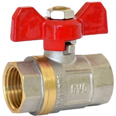 Кран RVC шаровой (15) 1/2" гг бабочка