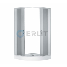 Душевой уголок 90x90x195 ERLIT ER0509-C4 низкий поддон тонированное стекло с поддоном