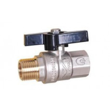 Кран КИТPROM шаровой (20) 3/4" гш бабочка (H-03160AN)