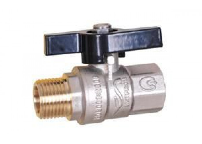 Кран КИТPROM шаровой (20) 3/4" гш бабочка (H-03160AN)