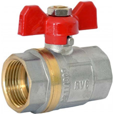 Кран RVC шаровой (25) 1" гг бабочка