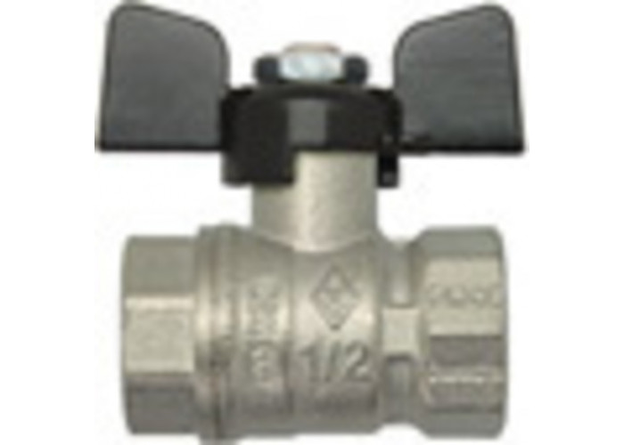 Кран шаровой Bugatti ARIZONA 1/2" г/г бабочка (24/96)