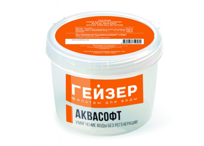 Сменная засыпка для картриджа Аквасофт