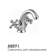 Смеситель для умывальника Аccoona 9071 1/2 керамическая кран-букса амика литой (1019)
