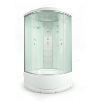 Душевая кабина 90x90x215 ERLIT ER4509TP-C3-RUS выс. поддон, белая/матов.