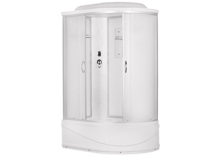 Душевая кабина 120x80x215 ERLIT ER3512TPL-C3-RUS высокий поддон, белая/матовая