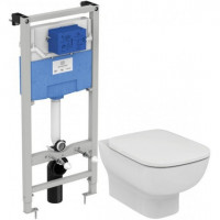 Инсталляция Ideal Standard Prosys Frame 120 M R020467 + Подвесной унитаз Ideal Standard Esedra AquaBlade T386001 + Сиденье для унитаза с микролифтом Ideal Standard Esedra T318101 БЕЗ КНОПКИ