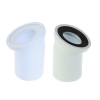 Муфта для унитаза 110х22.5 градусов АНИ (W2228) короткая