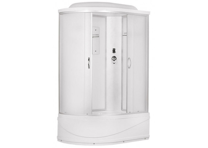 Душевая кабина 120x80x215 ERLIT ER3512TPR-C3-RUS высокий поддон, белая/матовая