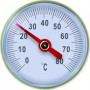 Термометр врезной малый (0-80)