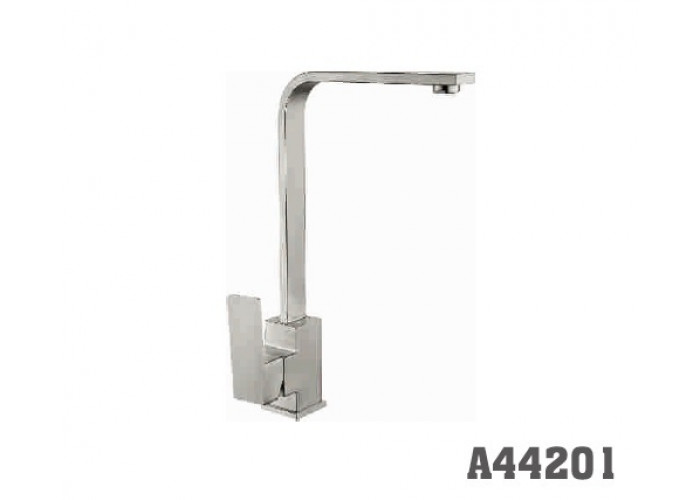 Смеситель для кухни Accoona 44201 высокий нос НЕРЖ