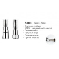 Шланг для душа 1,5м Accoona 388 EPDM с нержавеющей оплеткой (1/50)