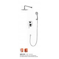 Душевая система врезная в стену душ+лейка Accoona 83103 (1/4)