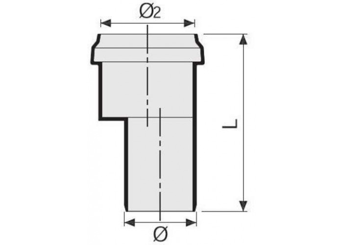 Переход 50*40 обратный