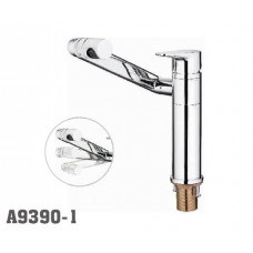 Смеситель для кухни Accoona 9390-1 вращяющийся излив 360