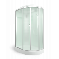 Душевая кабина 120x80x215 ERLIT ER4512PL-C3-RUS низкий поддон, белая/матовая