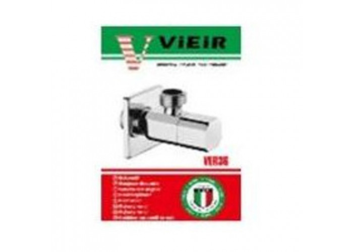 Кран угловой с отражателем 1/2"x3/4" ХРОМ VER39 ViEiR (1/120)