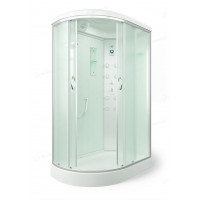 Душевая кабина 120x80x215 ERLIT ER4512PR-C3-RUS низкий поддон, белая/матовая