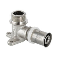 Водорозетка пресс с резьбой 16х1/2" наружняя VALTEC.255.N.001604