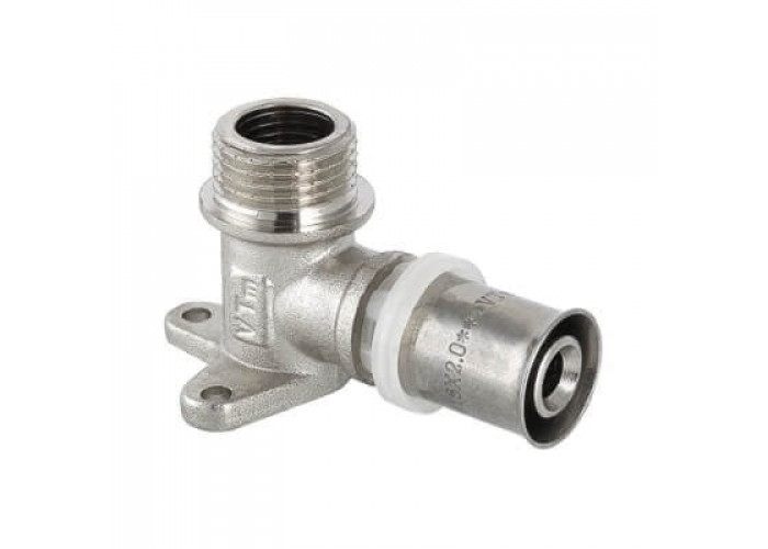 Водорозетка пресс с резьбой 16х1/2" наружняя VALTEC.255.N.001604