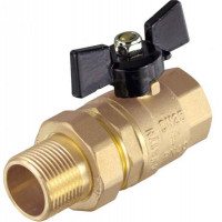Кран шаровой с американкой 1",баб. TIM DE1233