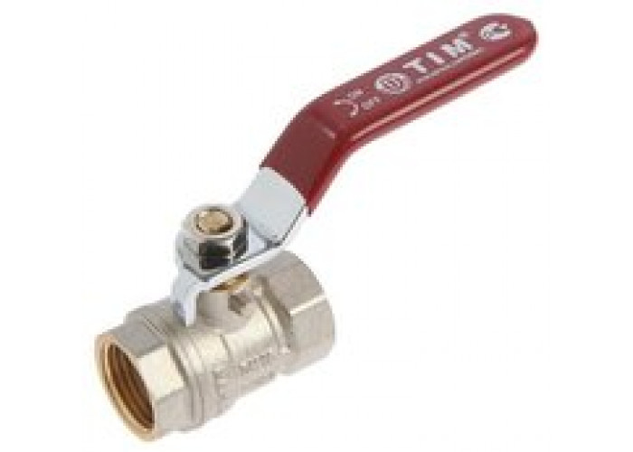 Кран шаровой ДУ-1/2 г/г ручка STANDARD TIM BV201-2N