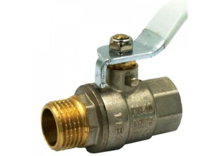 Кран шаровой усиленный латунный 3/4" г-ш рычаг TIM DE1204N