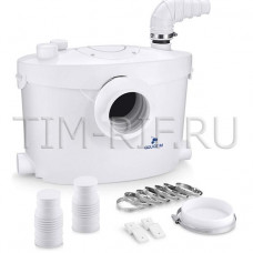 Санитарный насос с измельчителем для отвода из унитаза, раковины и ванны TIM AM-STP-400UP